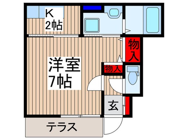 ロ－ドクレストの物件間取画像